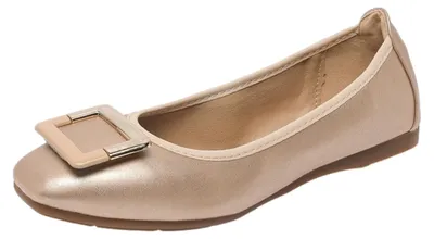 Immagine prodotto di Omgoods - Ballerine da donna con tacco basso, scarpe comode per il lavoro e il tempo libero