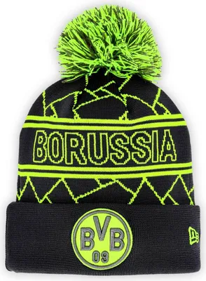 Produktbild von Borussia Dortmund BVB Bommelmütze New Era Neon