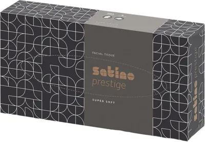Immagine prodotto di Satino by WEPA fazzoletti cosmetici Prestige in scatola piatta - scatola da 100 fazzoletti - 2 veli