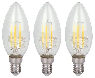 Produktbild von LED Line E14 LED-Lampe B35 5W 600lm 4000K tralweiß 3 Stück