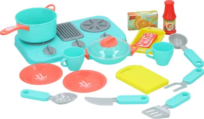 Produktbild von Eddy Toys Spielzeug Küchenzubehör - Küchen-Set - 18 Teile