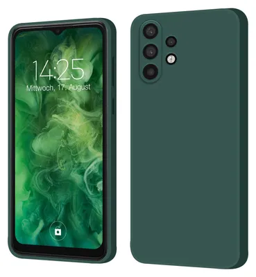 Produktbild von Hülle für Samsung Galaxy A32 5G Case Cover Bumper Smartphone Softgrip Schutzhülle Farbe: Grün