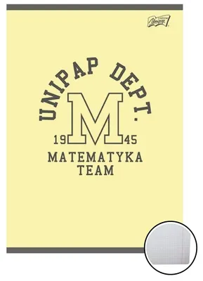 Produktbild von Notizbuch A5 60k thematisch mit einem Notizbuch Mathematik College Unipap