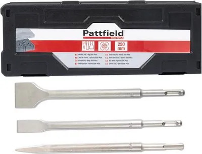 Produktbild von SDS-Plus Meißel Set Pattfield 3 tlg.