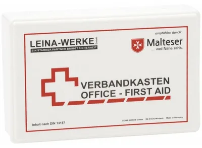 Produktbild von Leina-Werke 20007 Betriebsverbandkasten Office-First Aid - inkl. Wandhalterung - Kunststoff