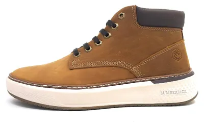 Immagine prodotto di Scarpa da trekking "Lumberjack" modello "Scott" con taglio basso, da uomo, in stile stivale, con lacci, color beige