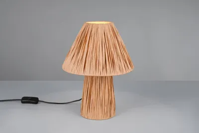 Immagine prodotto di Lampada da tavolo, carta, finitura naturale marrone, H 31 cm