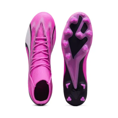 Produktbild von Puma Ultra Pro FG/AG Fußballschuhe Herren pink weiß schwarz Gr 46,5