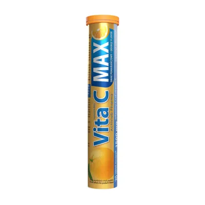 Zdjęcie produktu dla Vita C MAX - pomarańcza 20 tabl.
