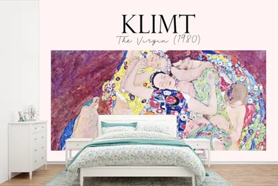 Produktbild von MuchoWow® Fototapete für Wohnzimmer oder Schlafzimmer Wandtapete Vinyl Motivtapete Kunst - Gustav Klimt - Alte Meister - 525x350 cm - Das Hintergrundbild