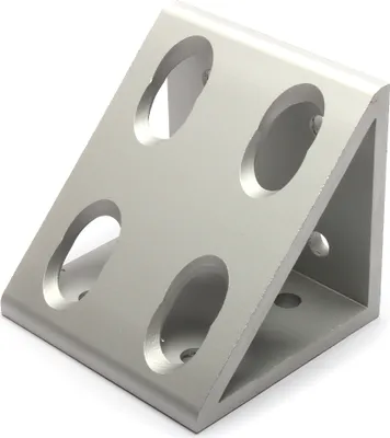 Produktbild von Winkel, 86*80*80, Aluminium, eloxiert, B-Typ Nut 10, VPE 10 Stück
