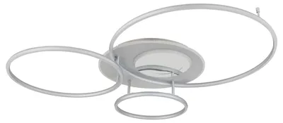 Produktbild von LED Deckenleuchte, silber, dimmbar, Fernbedienung, L 116 cm