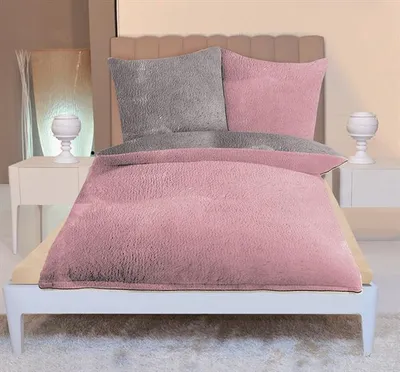 Produktbild von Gözze Cashmere Wende Bettwäsche altrosa/anthrazit Standard Bettbezug 135x200cm