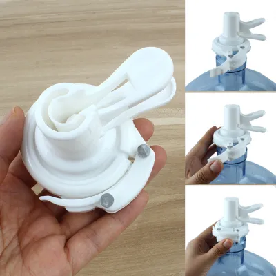 Produktbild von Tragbares Flaschenwasserventil, Schnallendesign, Zeit sparen, Zubehör, Wasserspender, Auslauf für Camping, Weiß