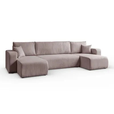Produktbild von Ecksofa PRESTIGE U Poso mit Schlaffunktion, Bettkasten, freistehend, 317x143 cm