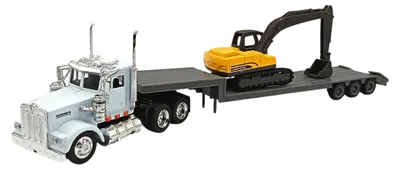 Productafbeelding van Miniatuur Truck met Kenworth W900 Trailer 1:43
