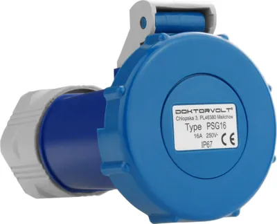 Image de Prise 230V 16A IP67 système français Doktorvolt 6589