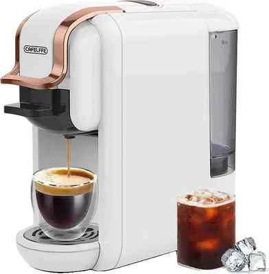 Produktbild von Kaffeemaschine, 19 Bar Pumpendruck, 2 Tassen Kapazität, 0,6L Wassertank, Weiß, EU