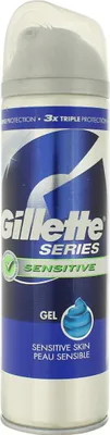 Obrázok produktu pre Gillette Series Sensitive, Holiaci gél, Muži, Citlivá pokožka, 200 ml, 1 kusov