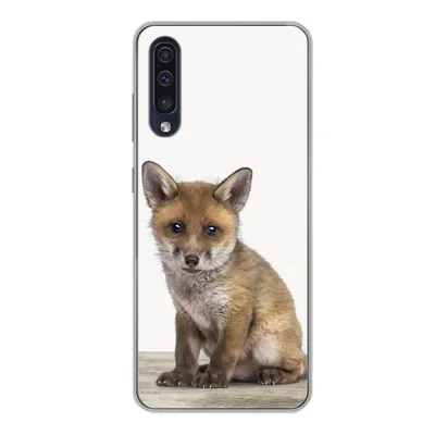 Produktbild von MuchoWow® Handyhülle Schutzhülle Hülle für Samsung Galaxy A50 Fuchs - Baby-Fuchs - Kinder - Mädchen - Jungen Silikon Softcase Handy Hülle - Mobiltelefonhülle