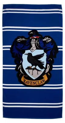 Obrázek produktu pro Koupací ručník a plážová osuška Harry Potter Ravenclaw, 90 × 180 cm (rychleschnoucí)