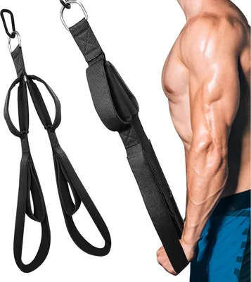 Image de Topfinder corde à triceps Gym câble de traction accessoires fitness poignées 3 longueurs