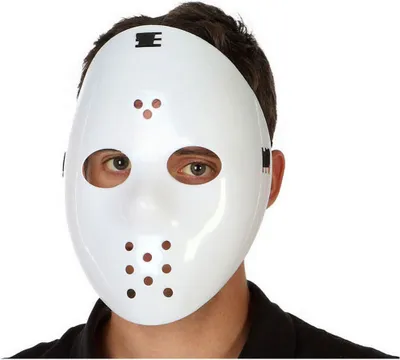 Immagine prodotto di Maschera Hockey Halloween Bianco Colorato