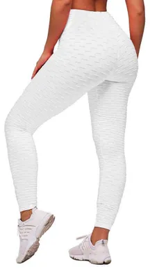 Imagen del producto de Memoryee - Leggings con diseño de panal para mujer, efecto lifting en los glúteos, cintura alta, efecto push-up