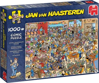 Produktbild von Jan van Haasteren - National Championships Puzzling - 1000 Teile, 1000 Stück(e), Comics, 12 Jahr(e)