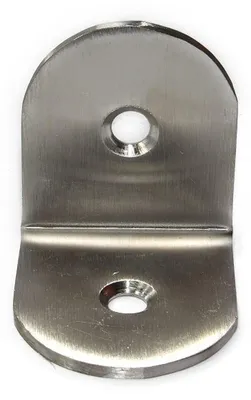 Produktbild von Edelstahl Winkel 45x45x40mm rund Lochwinkel Montagewinkel Verbinder