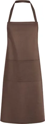 Produktbild von Karlowsky LS7 | Latzschürze Denmark - 75 x 95 cm - Waschbar bis 95°C - Farbe: Light Brown (ca. Pantone 2322C) - Größe: 75 x 95 cm
