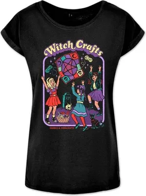 Produktbild von Steven Rhodes T-Shirt Damen Witch Crafts schwarz L