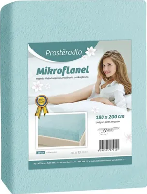 Immagine prodotto di Lenzuolo in microflanella - Blu - 90x200