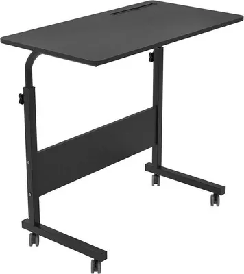 Produktbild von Famanu Laptop-Tisch höhenverstellbar - mobile, tragbare Beistelltisch für Bett, Sofa und Schreibtisch