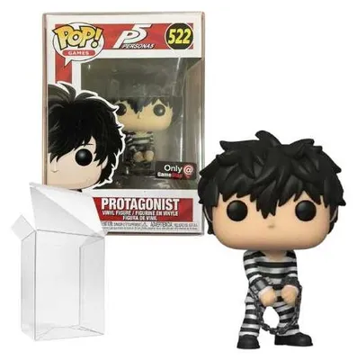 Image de Funko Pop! Games : Persona 5 - Le protagoniste (Prisonnier) #522, une exclusivité Gamestop