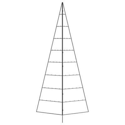 Immagine prodotto di Albero di Natale Decorativo in Metallo Nero 210 cm