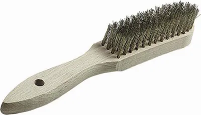 Produktbild von Messing Drahtbürste 3-reihig 0,30 mm Draht