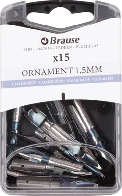 Produktbild von Brause Schachtel mit 15 Ornamentfedern 152015B