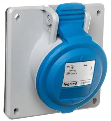 Immagine prodotto di LEGRAND Presa CEE 2p 16A 6h 230V/bl IP44 da incasso