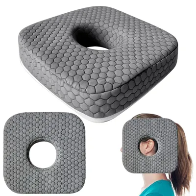 Produktbild von Orthopädisches Donutkissen für Seitenschläfer mit Aussparung