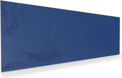 Produktbild von Glasbild 150x60cm in XXL für Wohnzimmer, Schlafzimmer Motiv Marineblauer Hintergrund III