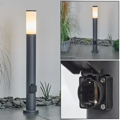 Produktbild von Zogno »Zogno« Sockelleuchte aus Metall/Kunststoff in Anthrazit/Weiß
