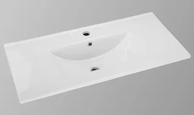 Produktbild von Keramik Waschbecken 81x40x2 Weiß