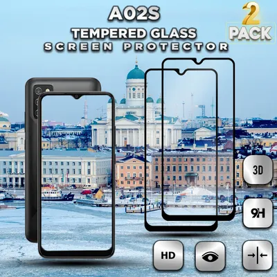 Obrázek produktu pro 2 kusy Samsung Galaxy A02s - tvrzené sklo 9H - 3D ochrana displeje v super kvalitě