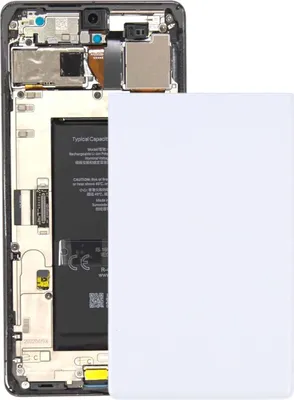 Produktbild von Für Google Pixel 6A Weiß Battery Cover Ersatzteil Backcover Deckel Batterie