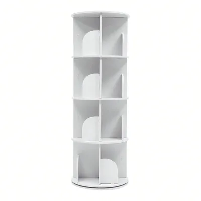 Immagine prodotto di Libreria, ruotabile a 360°, design salvaspazio, bianco