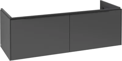 Image de Villeroy & Boch Subway 3.0 armoire sous lavabo, 2 tiroirs, lavabo au centre, 1272x429x478mm, C60101VR
