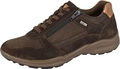 Image de Mod Comfys - Sneakers "Tissington" pour femme, cuir nubuck DF4587 (38 EU) (Marron)