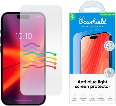 Produktbild von Ocushield Blaulicht Displayschutz fuer iPhone 14 Pro Max