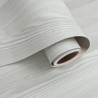 Produktbild von Selbstklebende Holzfolie grau-weiß, 40x200 cm, matte Oberfläche, für Küche und Möbel